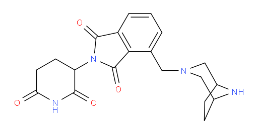 4-({3,8-diazabicyclo[3.2.1]octan-3-yl}methyl)-2-(2,6-dioxopiperidin-3-yl)-2,3-dihydro-1H-isoindole-1,3-dione