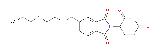 2-(2,6-dioxopiperidin-3-yl)-5-({[2-(propylamino)ethyl]amino}methyl)-2,3-dihydro-1H-isoindole-1,3-dione