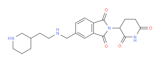 2-(2,6-dioxopiperidin-3-yl)-5-({[2-(piperidin-3-yl)ethyl]amino}methyl)-2,3-dihydro-1H-isoindole-1,3-dione