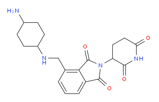 4-{[(4-aminocyclohexyl)amino]methyl}-2-(2,6-dioxopiperidin-3-yl)-2,3-dihydro-1H-isoindole-1,3-dione