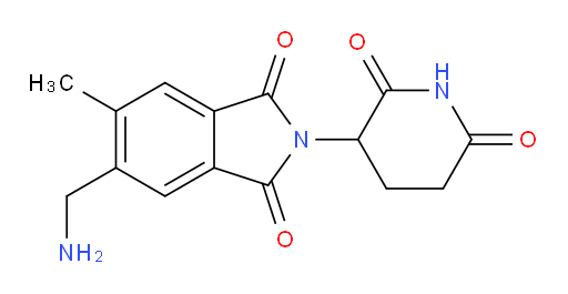 5-(aminomethyl)-2-(2,6-dioxopiperidin-3-yl)-6-methyl-2,3-dihydro-1H-isoindole-1,3-dione