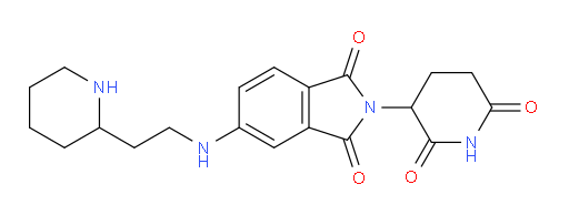 2-(2,6-dioxopiperidin-3-yl)-5-{[2-(piperidin-2-yl)ethyl]amino}-2,3-dihydro-1H-isoindole-1,3-dione