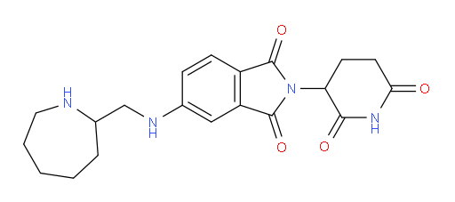 5-{[(azepan-2-yl)methyl]amino}-2-(2,6-dioxopiperidin-3-yl)-2,3-dihydro-1H-isoindole-1,3-dione