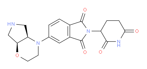 rac-5-[(4aR,7aS)-octahydropyrrolo[3,4-b][1,4]oxazin-4-yl]-2-(2,6-dioxopiperidin-3-yl)-2,3-dihydro-1H-isoindole-1,3-dione