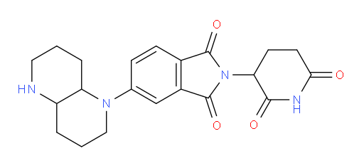5-(decahydro-1,5-naphthyridin-1-yl)-2-(2,6-dioxopiperidin-3-yl)-2,3-dihydro-1H-isoindole-1,3-dione
