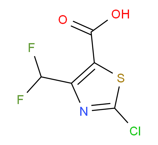 2-chloro-4-(difluoromethyl)-1,3-thiazole-5-carboxylic acid