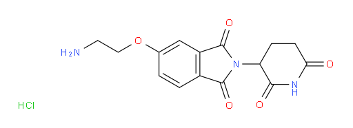 5-(2-aminoethoxy)-2-(2,6-dioxopiperidin-3-yl)-2,3-dihydro-1H-isoindole-1,3-dione hydrochloride