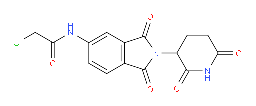 2-chloro-N-[2-(2,6-dioxopiperidin-3-yl)-1,3-dioxo-2,3-dihydro-1H-isoindol-5-yl]acetamide