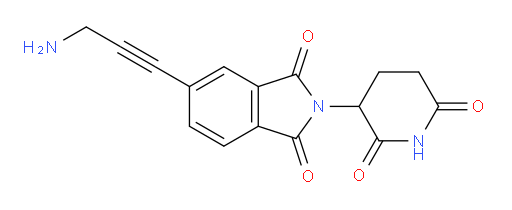 5-(3-aminoprop-1-yn-1-yl)-2-(2,6-dioxopiperidin-3-yl)-2,3-dihydro-1H-isoindole-1,3-dione