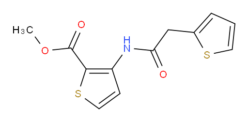 methyl 3-[2-(thiophen-2-yl)acetamido]thiophene-2-carboxylate