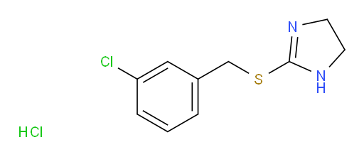 2-{[(3-chlorophenyl)methyl]sulfanyl}-4,5-dihydro-1H-imidazole hydrochloride