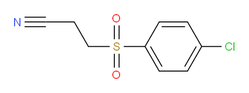 3-(4-chlorobenzenesulfonyl)propanenitrile
