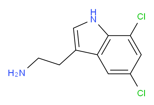 2-(5,7-dichloro-1H-indol-3-yl)ethan-1-amine
