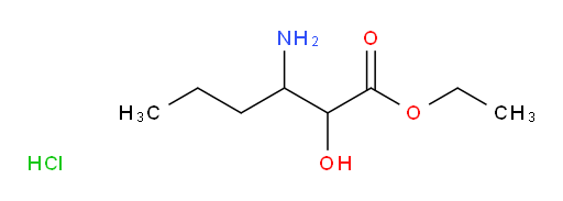 ethyl 3-amino-2-hydroxyhexanoate hydrochloride