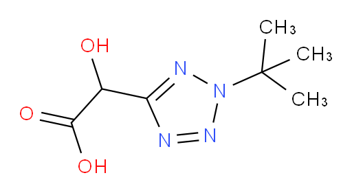 2-(2-tert-butyl-2H-1,2,3,4-tetrazol-5-yl)-2-hydroxyacetic acid