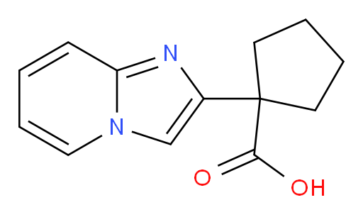 1-{imidazo[1,2-a]pyridin-2-yl}cyclopentane-1-carboxylic acid