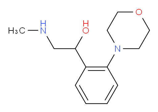 2-(methylamino)-1-[2-(morpholin-4-yl)phenyl]ethan-1-ol