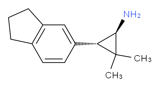 rac-(1R,3S)-3-(2,3-dihydro-1H-inden-5-yl)-2,2-dimethylcyclopropan-1-amine