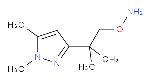 O-[2-(1,5-dimethyl-1H-pyrazol-3-yl)-2-methylpropyl]hydroxylamine