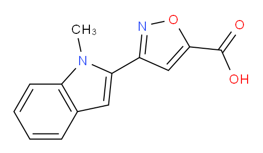 3-(1-methyl-1H-indol-2-yl)-1,2-oxazole-5-carboxylic acid