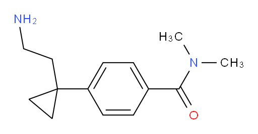 4-[1-(2-aminoethyl)cyclopropyl]-N,N-dimethylbenzamide