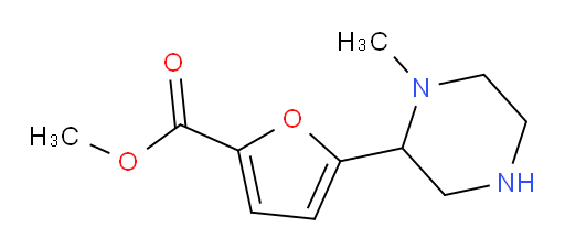 methyl 5-(1-methylpiperazin-2-yl)furan-2-carboxylate