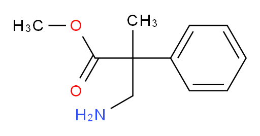 methyl 3-amino-2-methyl-2-phenylpropanoate