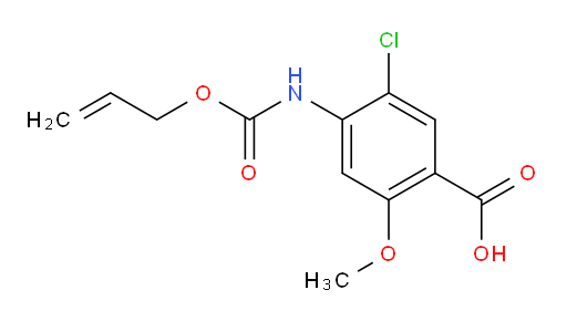 5-chloro-2-methoxy-4-{[(prop-2-en-1-yloxy)carbonyl]amino}benzoic acid