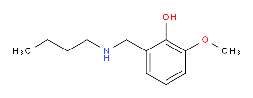2-[(butylamino)methyl]-6-methoxyphenol