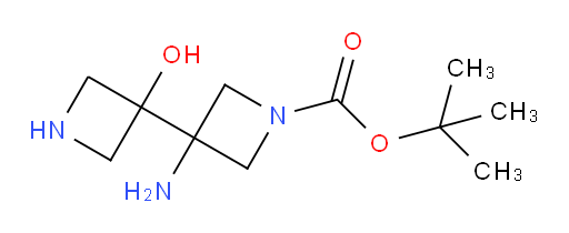 tert-butyl 3-amino-3-(3-hydroxyazetidin-3-yl)azetidine-1-carboxylate