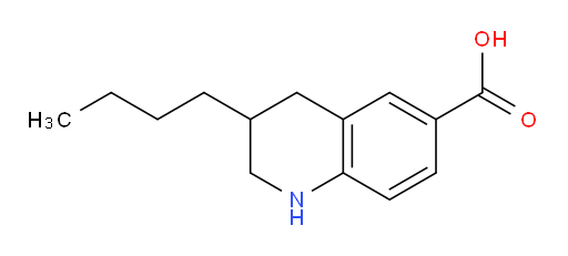 3-butyl-1,2,3,4-tetrahydroquinoline-6-carboxylic acid