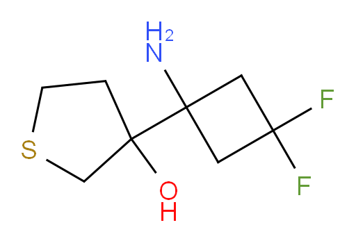 3-(1-amino-3,3-difluorocyclobutyl)thiolan-3-ol