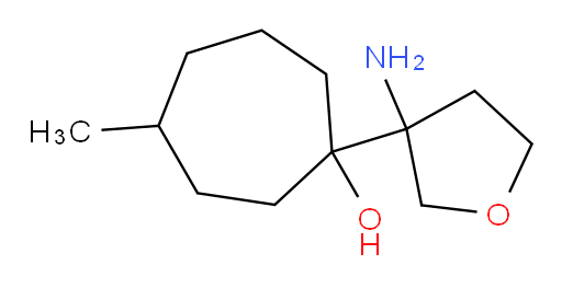 1-(3-aminooxolan-3-yl)-4-methylcycloheptan-1-ol