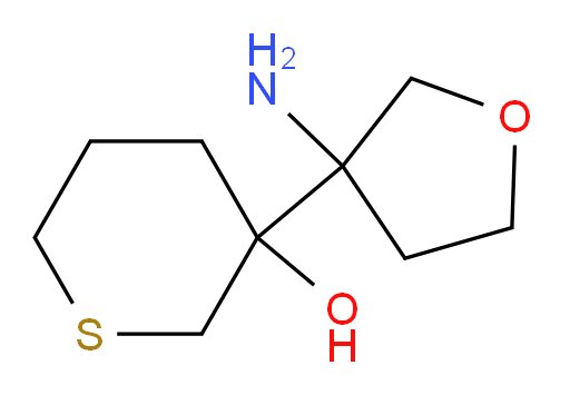 3-(3-aminooxolan-3-yl)thian-3-ol