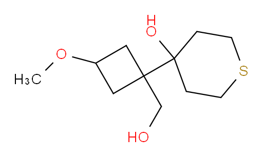 4-[1-(hydroxymethyl)-3-methoxycyclobutyl]thian-4-ol