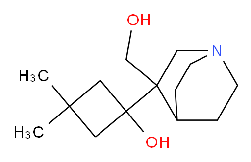 1-[3-(hydroxymethyl)-1-azabicyclo[2.2.2]octan-3-yl]-3,3-dimethylcyclobutan-1-ol
