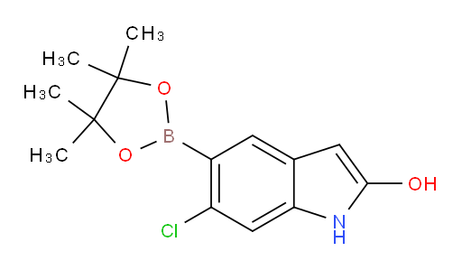 6-chloro-5-(4,4,5,5-tetramethyl-1,3,2-dioxaborolan-2-yl)-1H-indol-2-ol