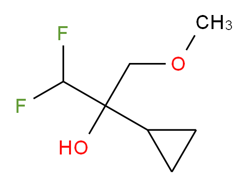 2-cyclopropyl-1,1-difluoro-3-methoxypropan-2-ol
