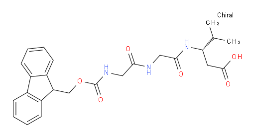 (3S)-3-{2-[2-({[(9H-fluoren-9-yl)methoxy]carbonyl}amino)acetamido]acetamido}-4-methylpentanoic acid