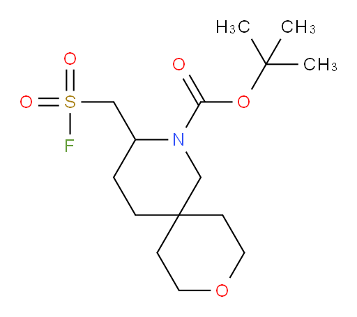 tert-butyl 3-[(fluorosulfonyl)methyl]-9-oxa-2-azaspiro[5.5]undecane-2-carboxylate