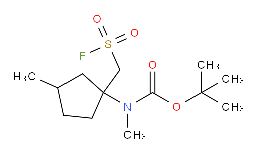 tert-butyl N-{1-[(fluorosulfonyl)methyl]-3-methylcyclopentyl}-N-methylcarbamate