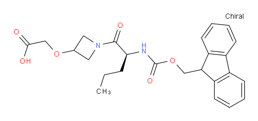 2-({1-[(2S)-2-({[(9H-fluoren-9-yl)methoxy]carbonyl}amino)pentanoyl]azetidin-3-yl}oxy)acetic acid