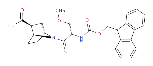 (1RS,2RS,4SR)-7-[(2S)-2-({[(9H-fluoren-9-yl)methoxy]carbonyl}amino)-3-methoxypropanoyl]-7-azabicyclo[2.2.1]heptane-2-carboxylic acid