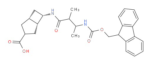 rac-(1R,5R,6S)-6-[3-({[(9H-fluoren-9-yl)methoxy]carbonyl}amino)-2-methylbutanamido]bicyclo[3.2.0]heptane-3-carboxylic acid