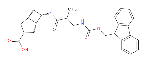 rac-(1R,5R,6S)-6-[3-({[(9H-fluoren-9-yl)methoxy]carbonyl}amino)-2-methylpropanamido]bicyclo[3.2.0]heptane-3-carboxylic acid