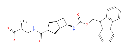 rac-3-{[(1R,5R,6S)-6-({[(9H-fluoren-9-yl)methoxy]carbonyl}amino)bicyclo[3.2.0]heptan-3-yl]formamido}-2-methylpropanoic acid