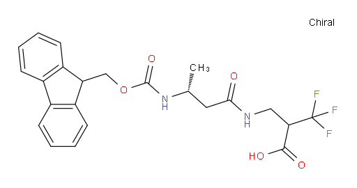 3-[(3R)-3-({[(9H-fluoren-9-yl)methoxy]carbonyl}amino)butanamido]-2-(trifluoromethyl)propanoic acid