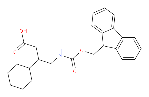 3-cyclohexyl-4-({[(9H-fluoren-9-yl)methoxy]carbonyl}amino)butanoic acid
