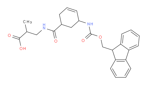 3-{[5-({[(9H-fluoren-9-yl)methoxy]carbonyl}amino)cyclohex-3-en-1-yl]formamido}-2-methylpropanoic acid