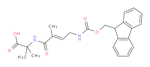 2-[4-({[(9H-fluoren-9-yl)methoxy]carbonyl}amino)-2-methylbut-2-enamido]-2-methylpropanoic acid
